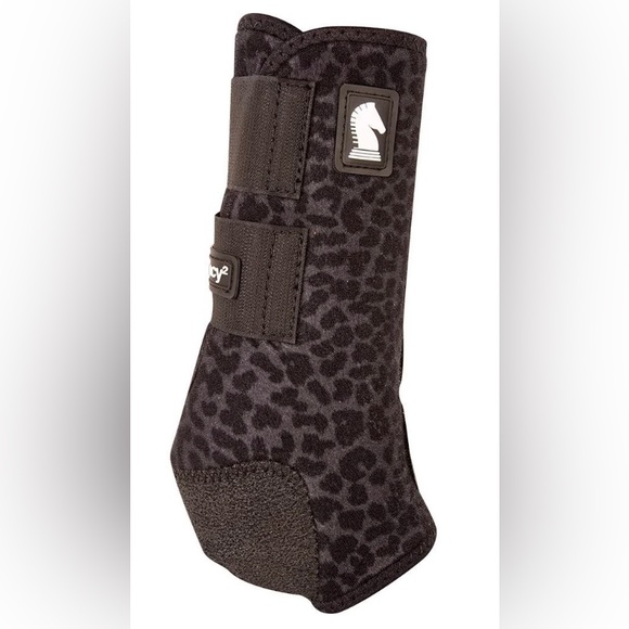 Classic Other - Black cheetah splint boots